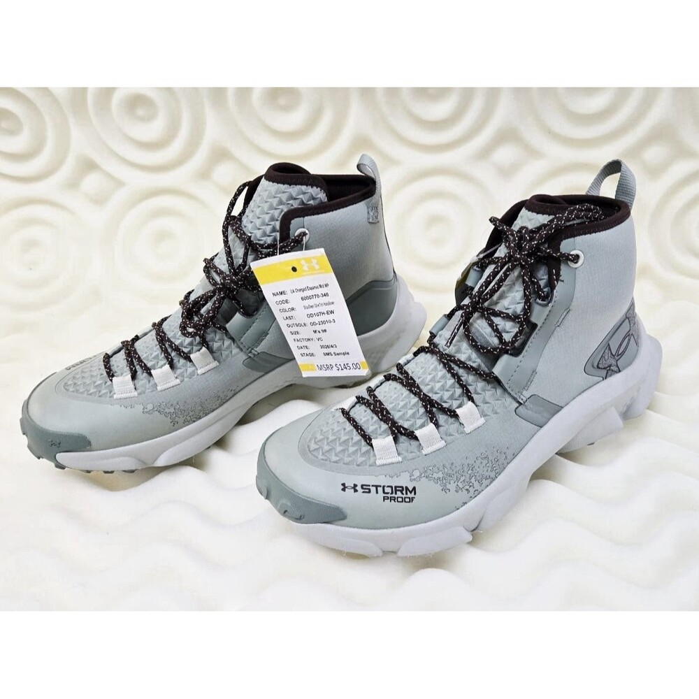 Under Armour Men's Expanse Mid Waterproof Boot Size: 9 -Gray- 6000770-025